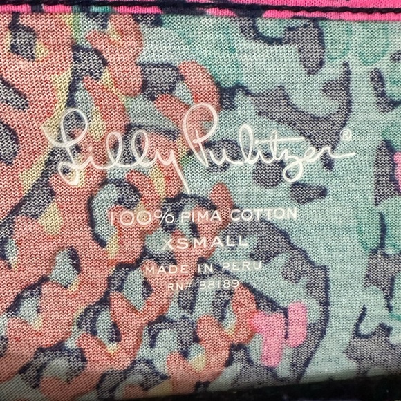 Lilly Pulitzer Colorful Abstract Women's TopXS - Picture 3 of 5